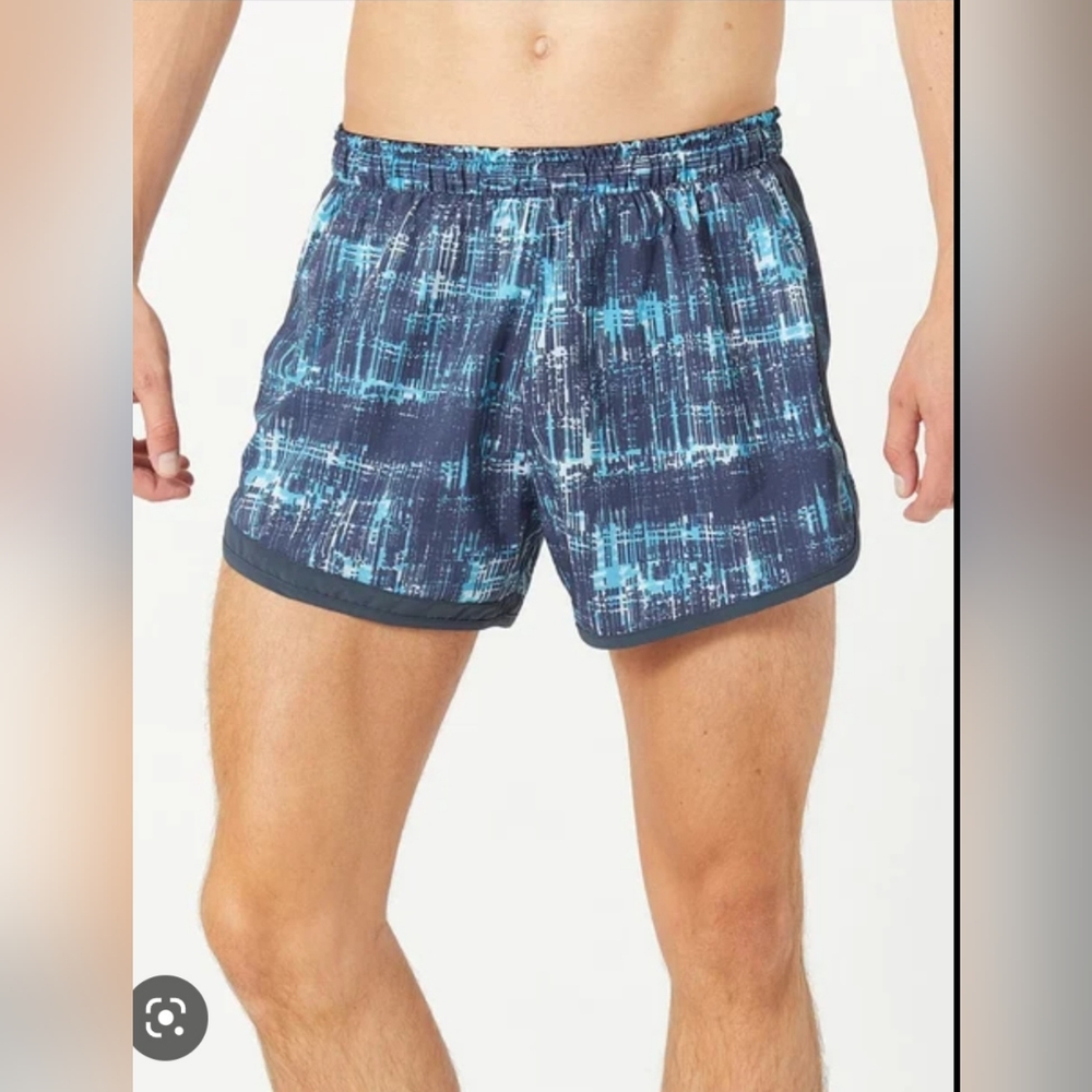 Run in Rabbit Thigh Time 3" Blue Shorts Medium